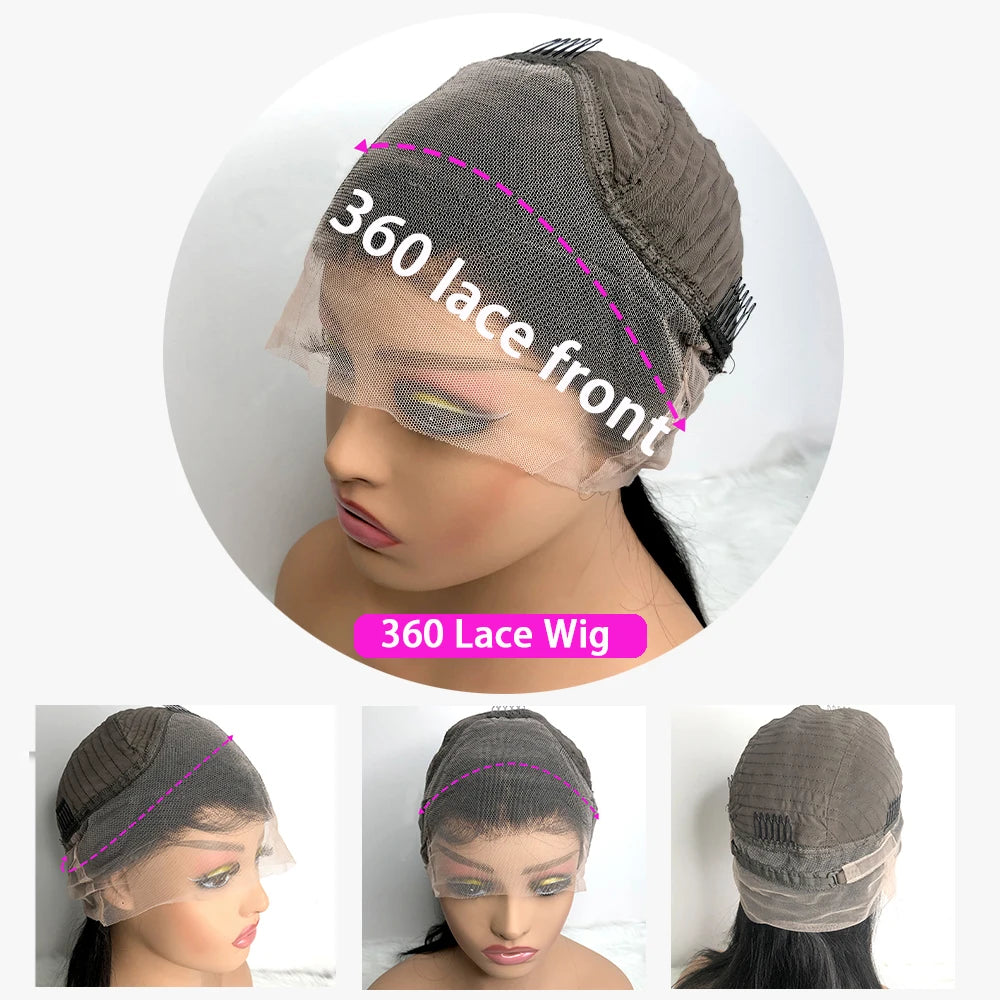 Silkeny Wig Brazilian 100 Percent Human Hair Lace Front Wig
