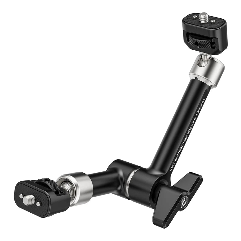 Ulanzi R011a Crab Clamp with Universal Threaded 1/4'' 3/8'' Hole / HD01 360° Adjustable 10-inch Magic Arm for DSLR Camera Vlog