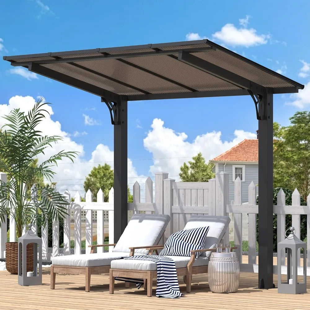 Outdoor Grill Gazebo Freestanding Heavy Duty Hardtop Carport Pergola