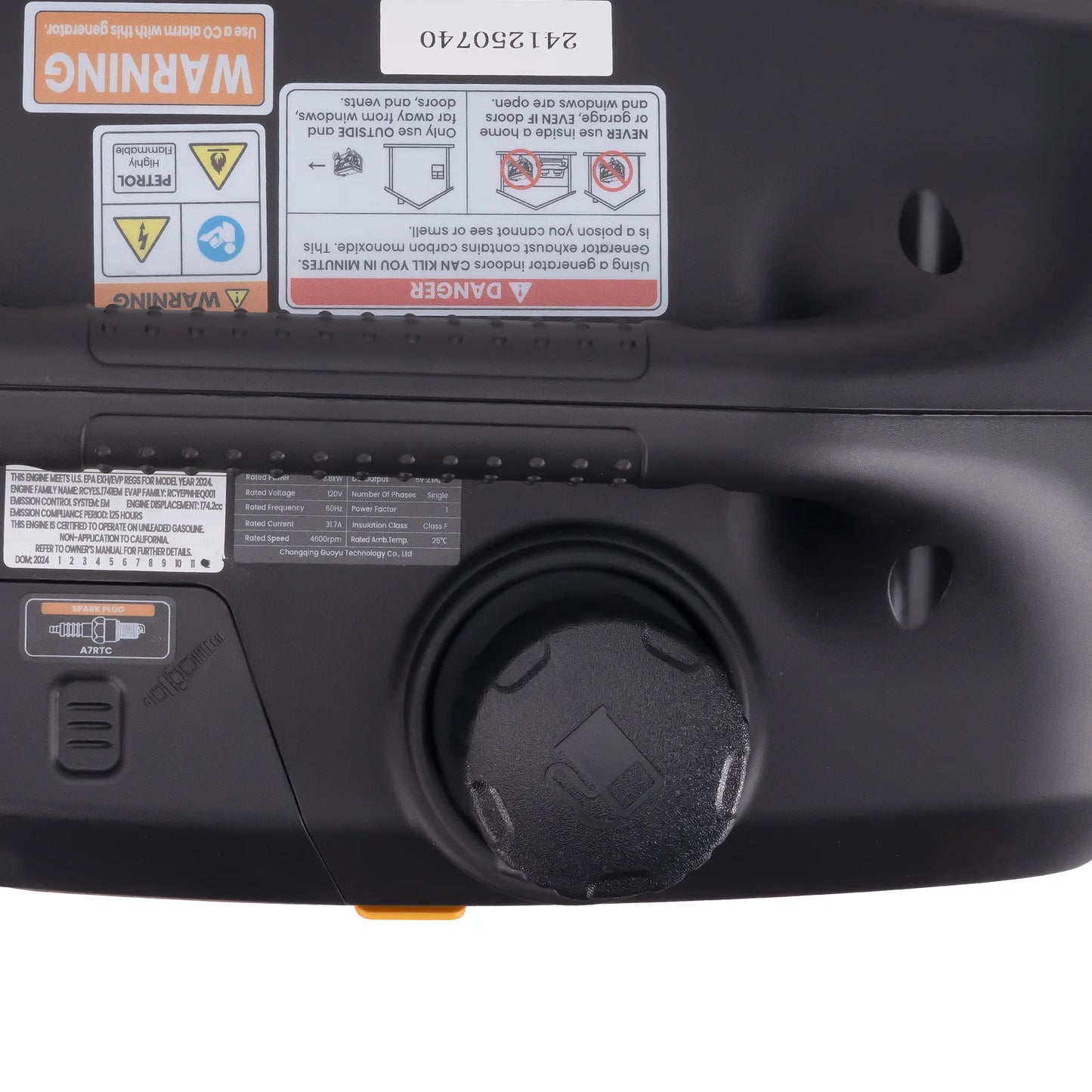 Quiet Generator 5000W Peak Power Electric Remote Start For camping RV
