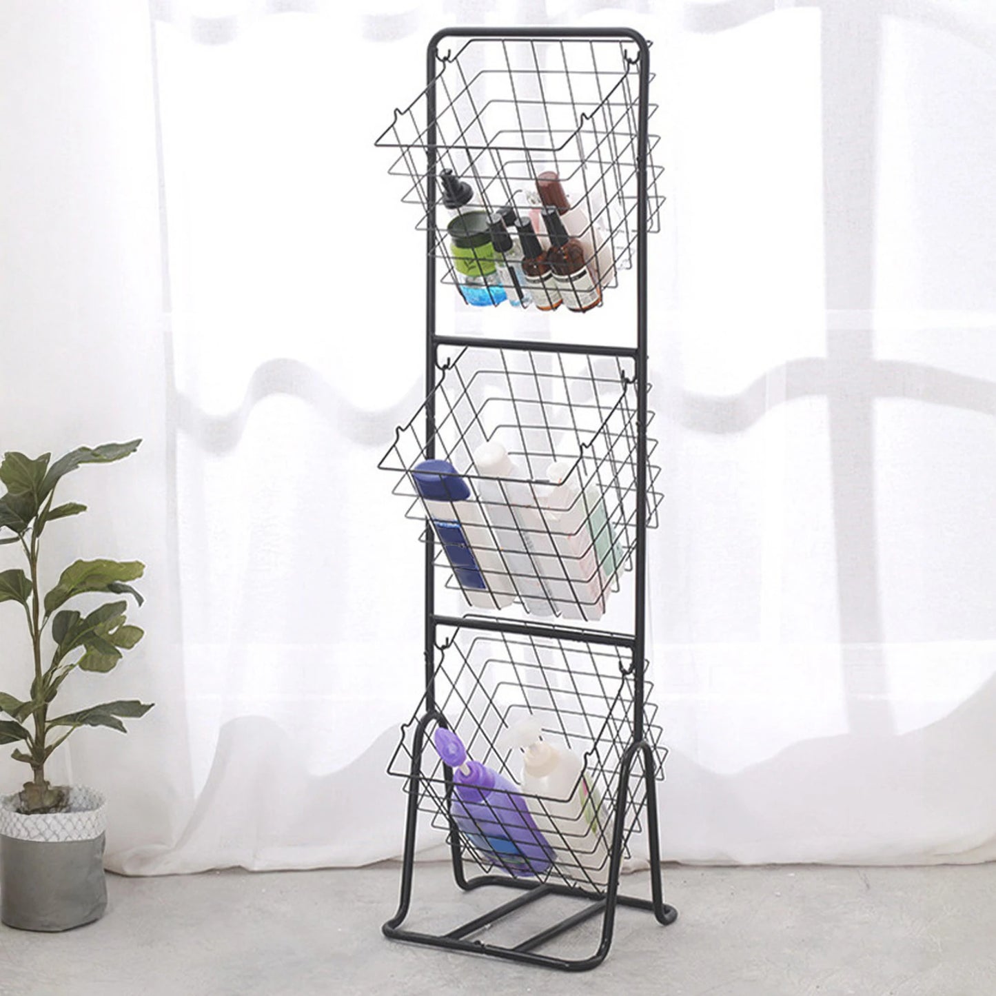 Kitchen 3 Tier Basket Rack for Fruit and Vegetable Storage