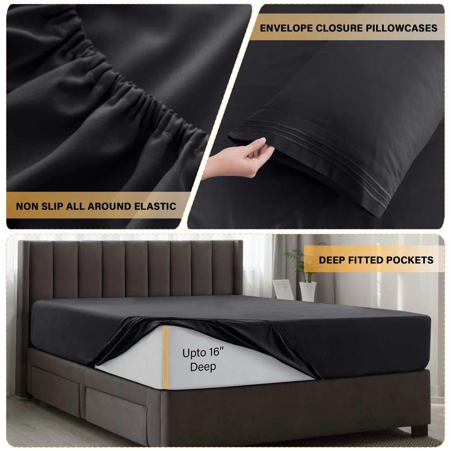 LUX Décor Sheet Set by LDC Ultra Soft Microfiber Bedding