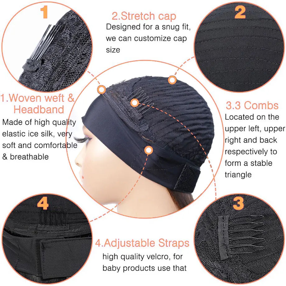 YARRA Afro Kinky Curly Headband Wig Glueless Human Hair Remy Brazilian
