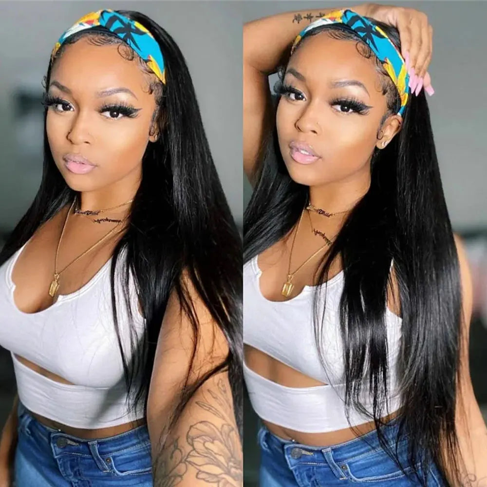 BUNGIOL Jerry Curly Half Wig Human Hair Clip In Glueless