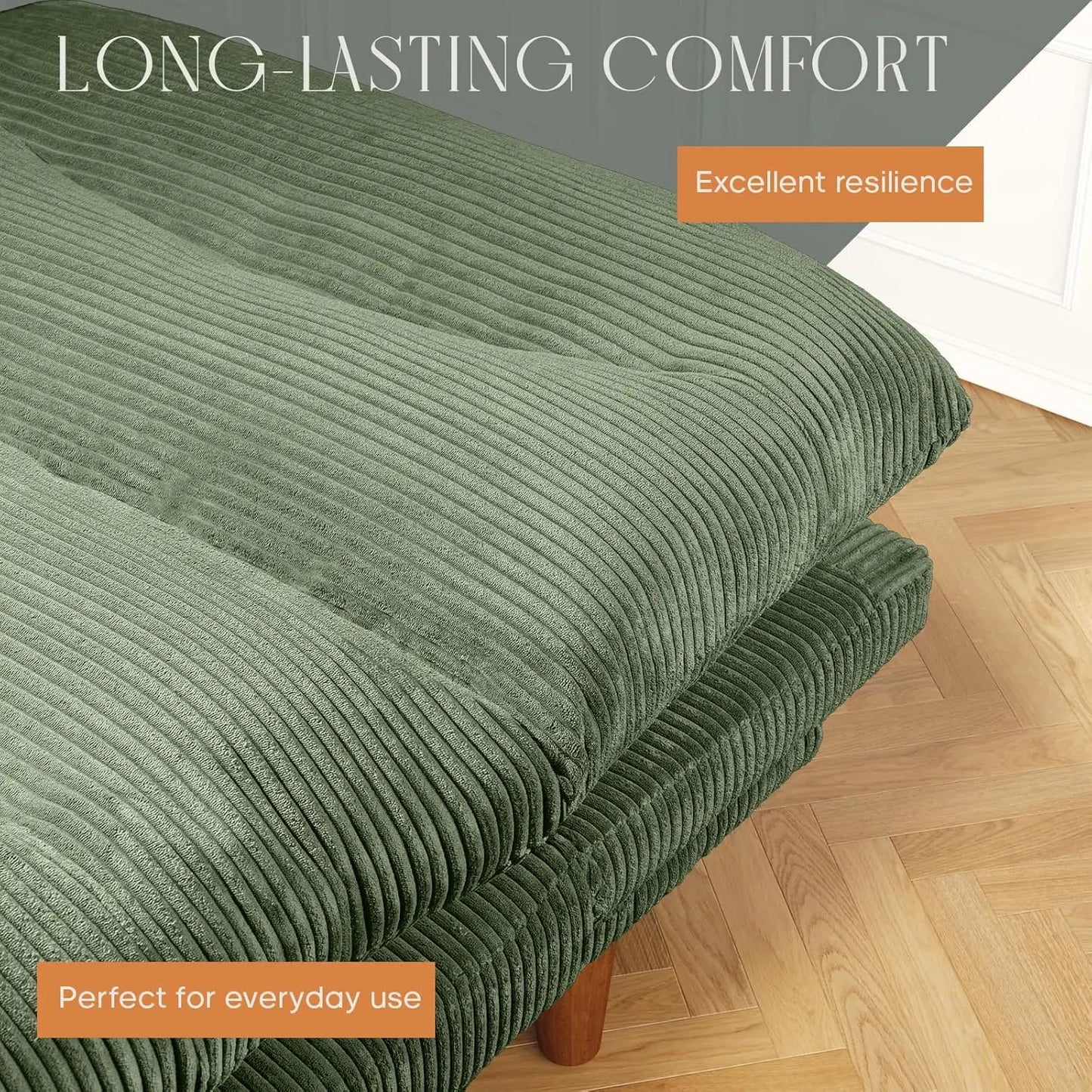 Compact Loveseat Modern Minimalist Sofa For Small Spaces