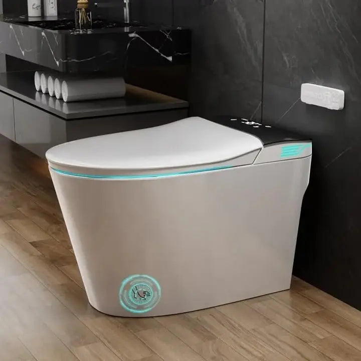 Elongated Tankless Smart Toilet With Bidet And Automatic Flush