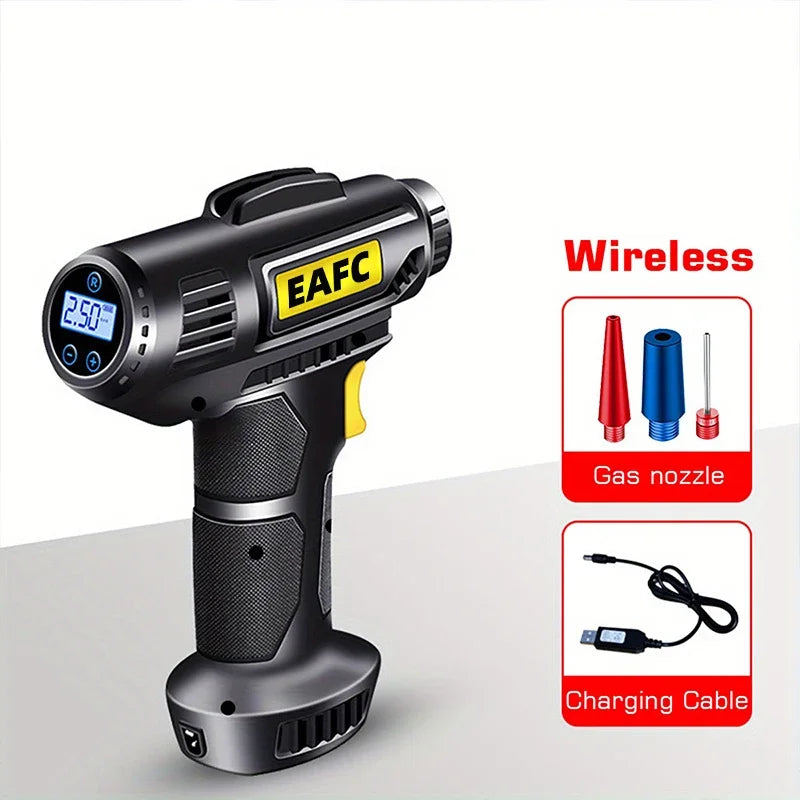 EAFCE Portable Car Tire Inflator 150 PSI Battery Pump