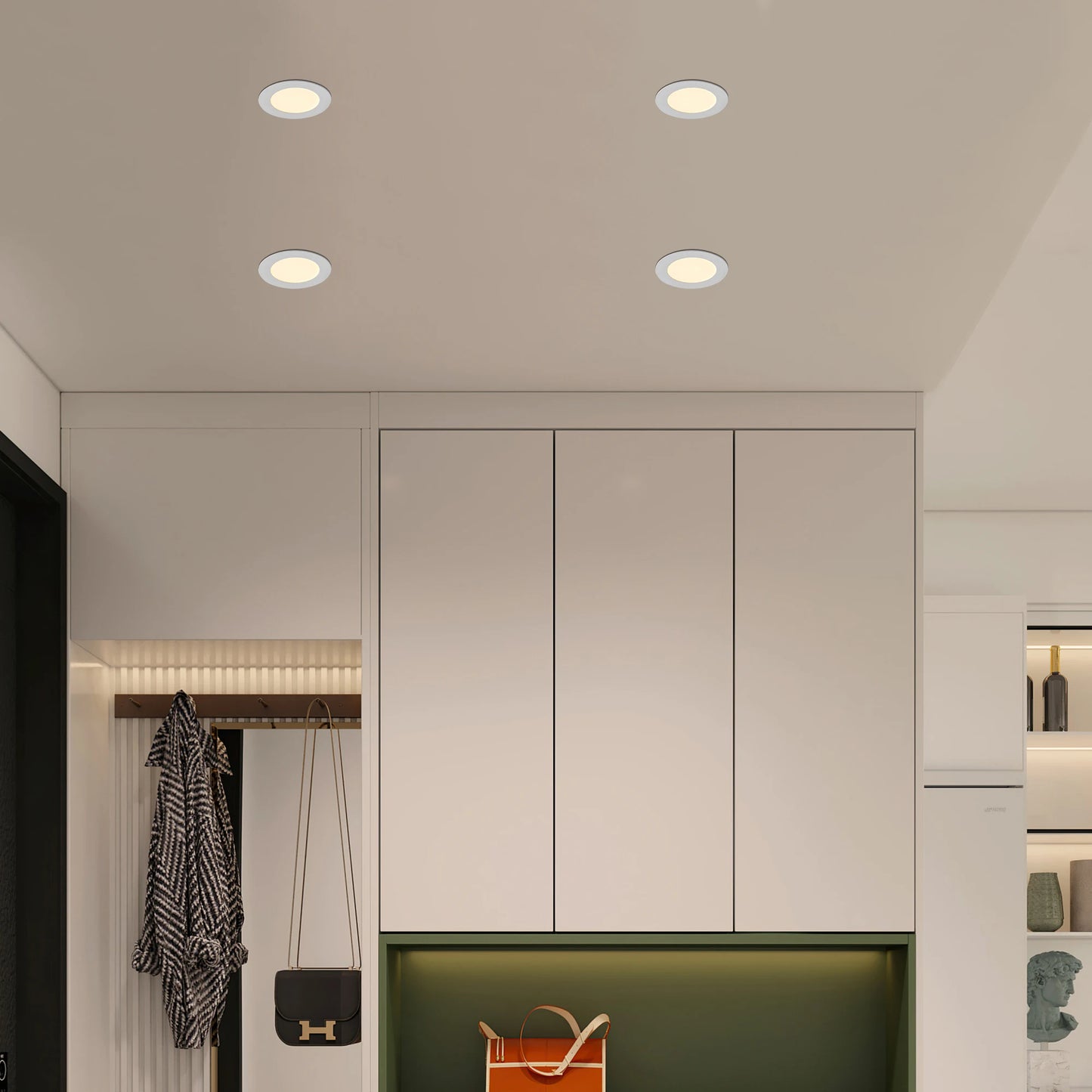 ARLGSITE 12-Pack LED Recessed Lights with Dimmable and Adjustable Temperature