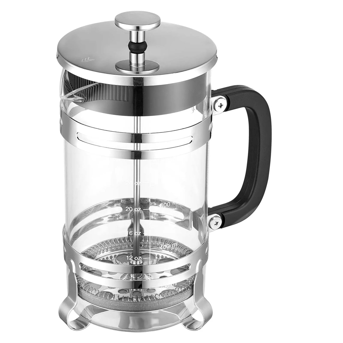 SucceBuy French Press Coffee Maker With Borosilicate Glass Filter