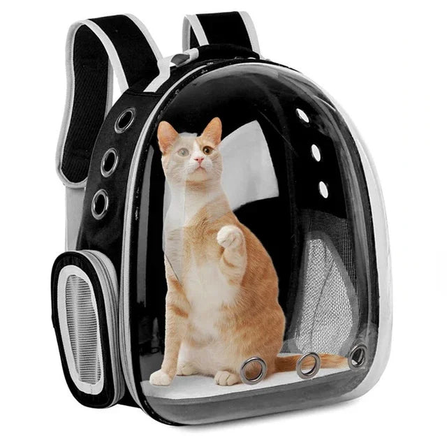 Space Pet Carrier Backpack For Cats And Small Dogs