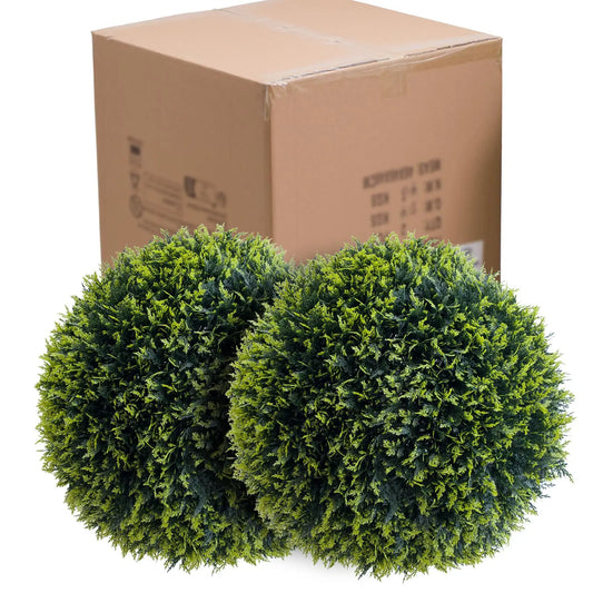 StudysetCN Outdoor Topiary Balls Set of 2 for Wedding Decor
