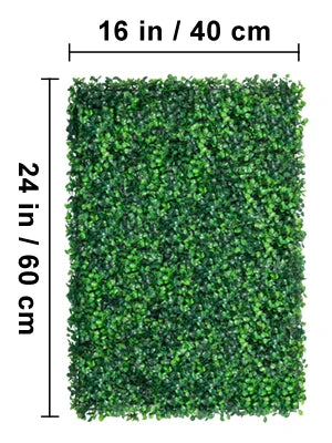 SucceBuy Artificial Boxwood Panels UV 24pcs Hedge Wall Backdrop