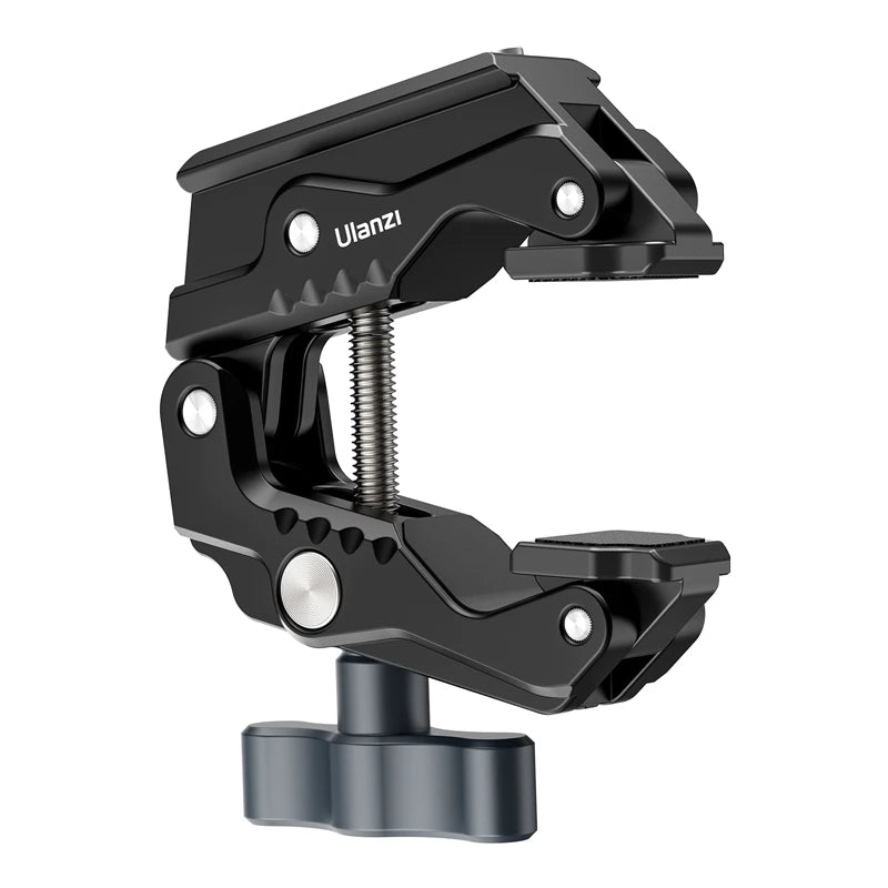 Ulanzi R011a Crab Clamp with Universal Threaded 1/4'' 3/8'' Hole / HD01 360° Adjustable 10-inch Magic Arm for DSLR Camera Vlog