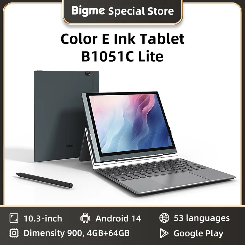 BIGME B1051C Lite Android 14 Ebook Reader With Google Play