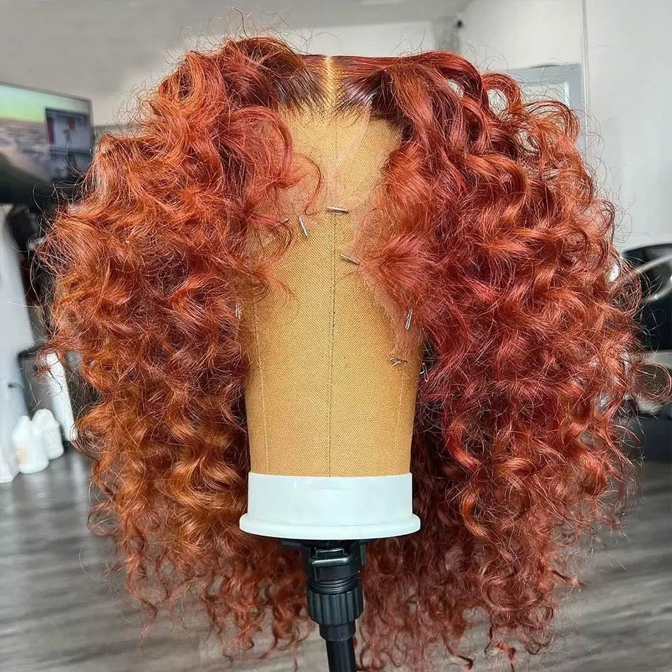 UVEOUS Remy Human Hair Deep Wave Lace Front Bob Wig