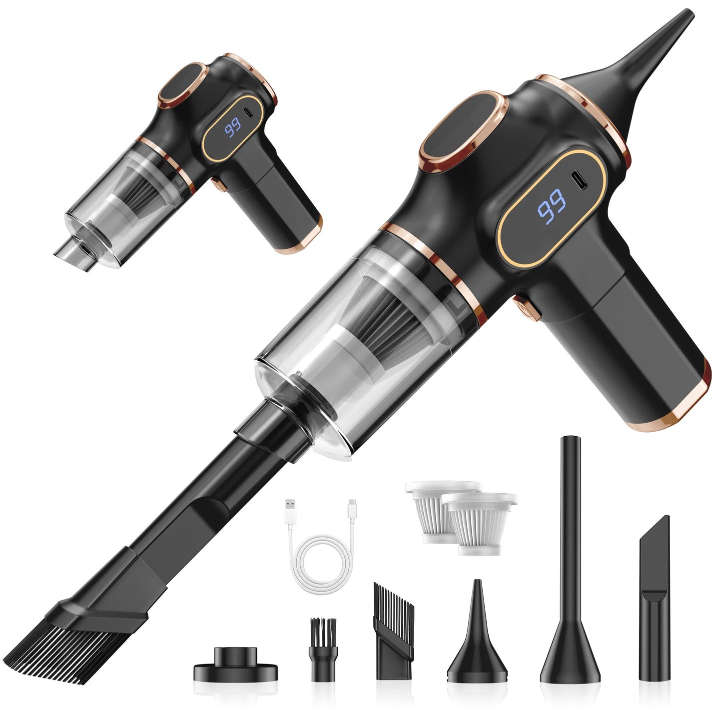ABS Wireless Car Vacuum Cleaner High Power for Home Use