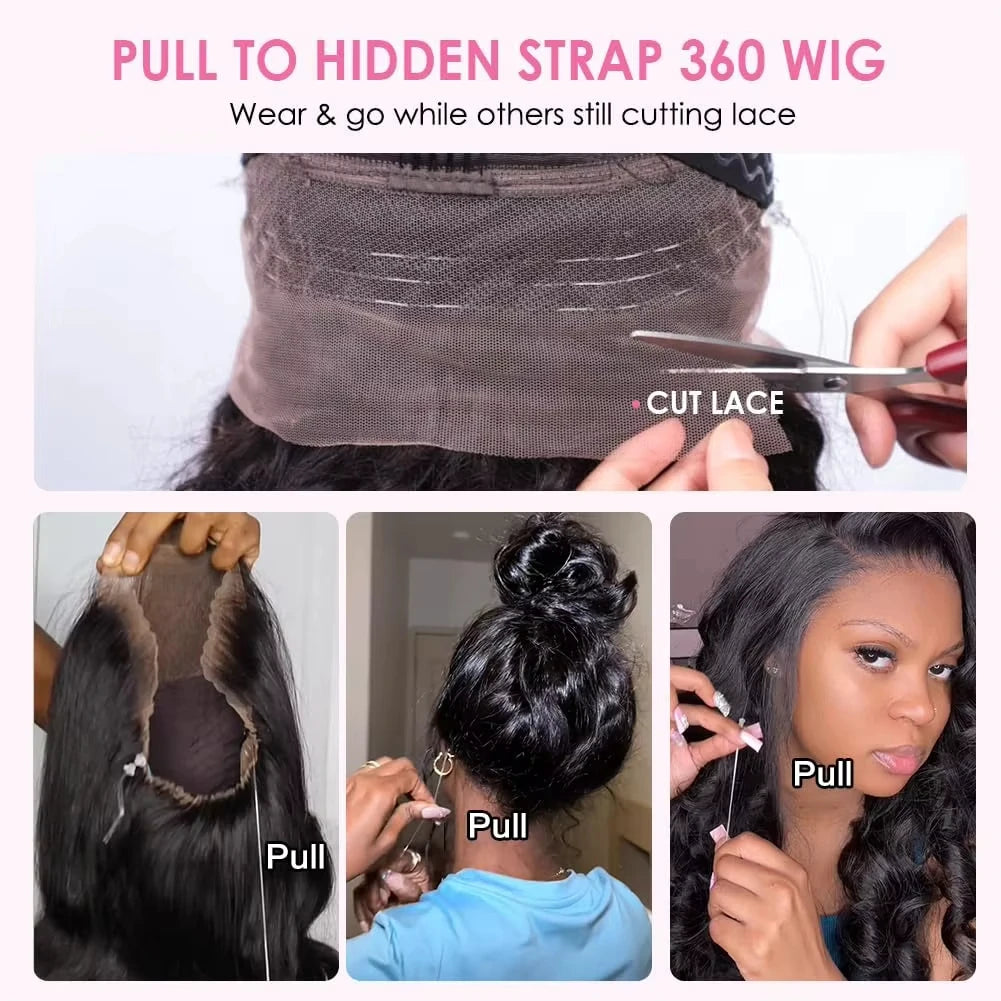 Havren Full Lace Glueless Wig Kinky Straight Vpart Human Hair