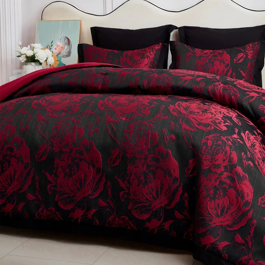 NONECN Patchwork 7 Piece Bed In A Bag Comforter Set