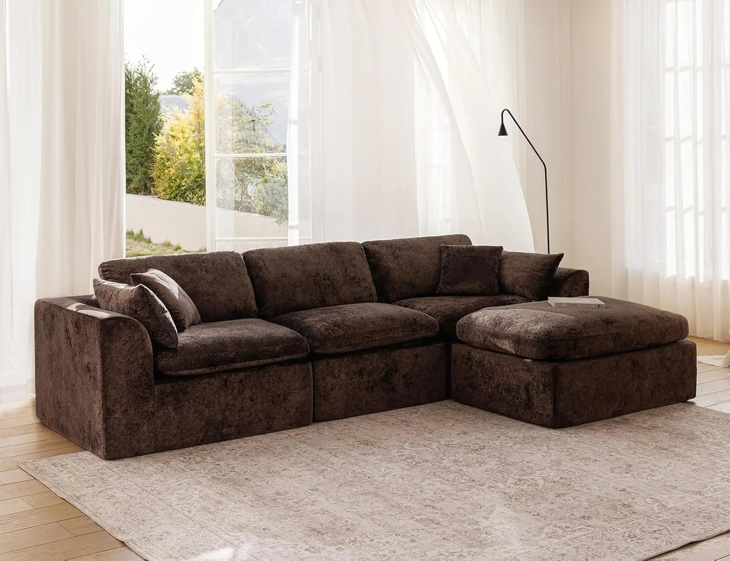 Guangbai Modern Cloud Modular Sectional Sofa For Living Room