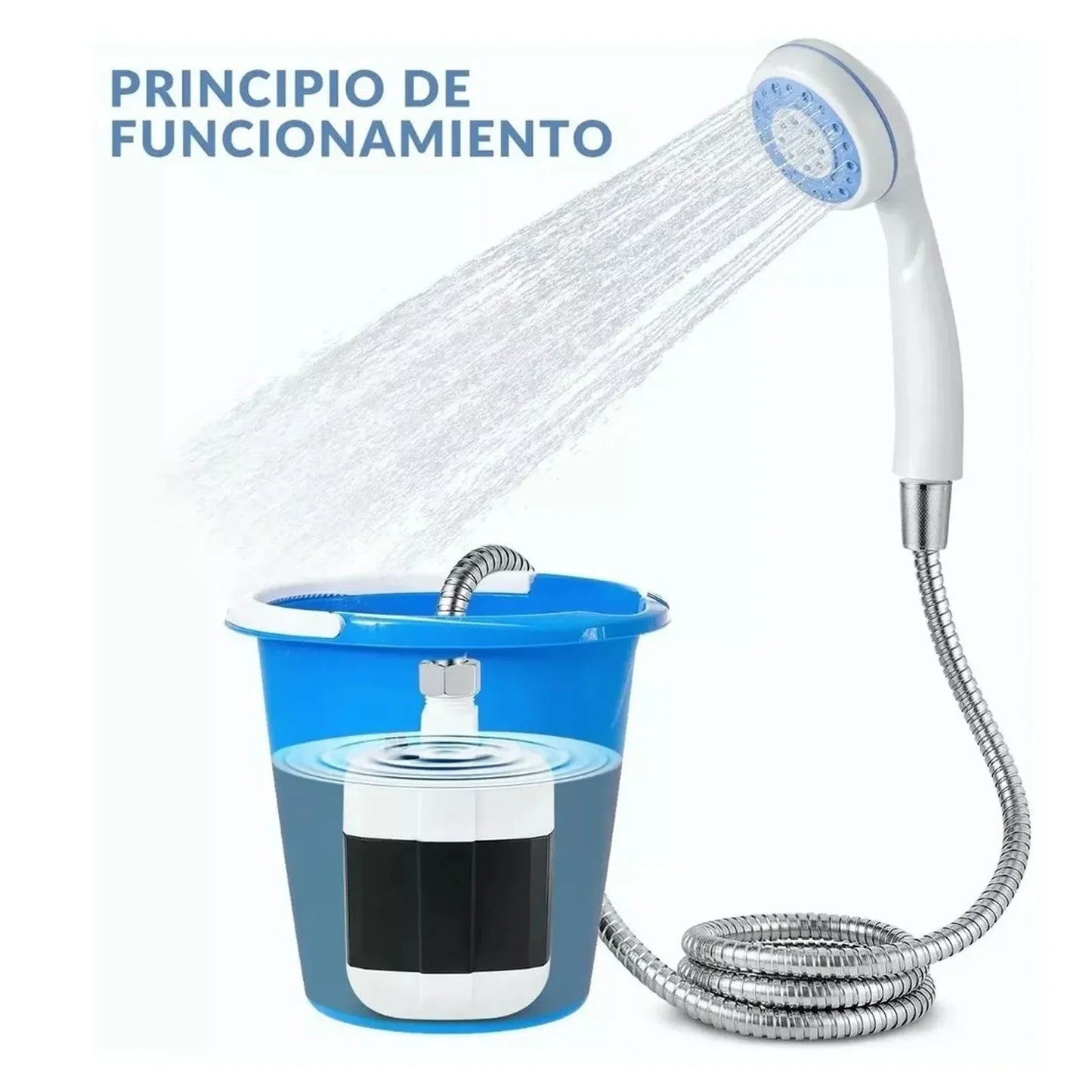 Portable Outdoor Shower For Camping And Travel Rechargeable Electric Pump