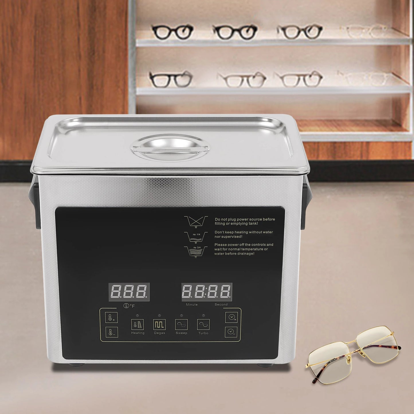 Ultrasonic Jewelry And Glasses Cleaning Machine With Dual Frequency