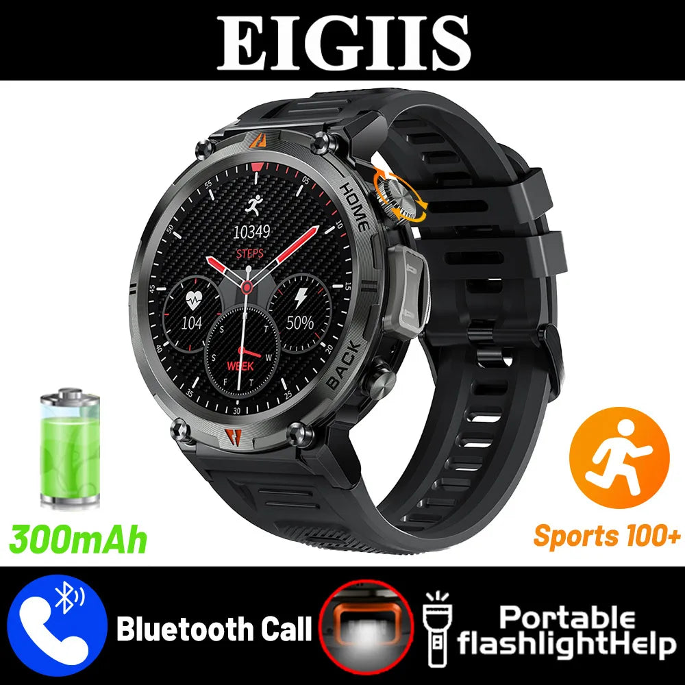 EIGIIS KE3 Smartwatch For Men With Health Monitor Heart Rate