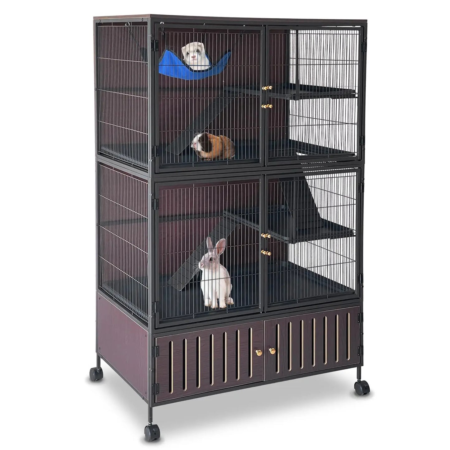 HiMISSCN Heavy Duty Ferret Cage Mansion Multispecies Habitat