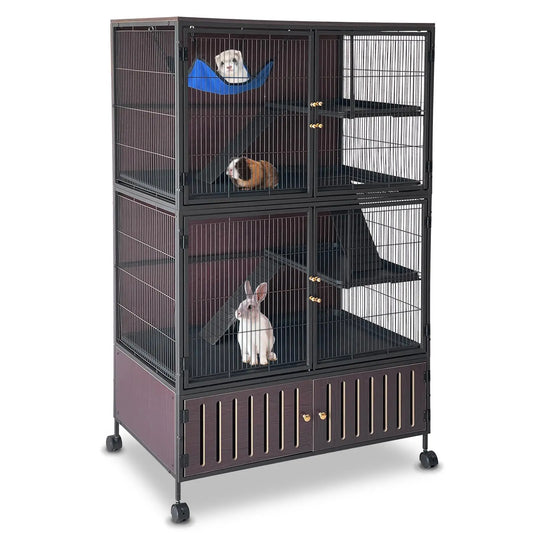 HiMISSCN Heavy Duty Ferret Cage Mansion Multispecies Habitat