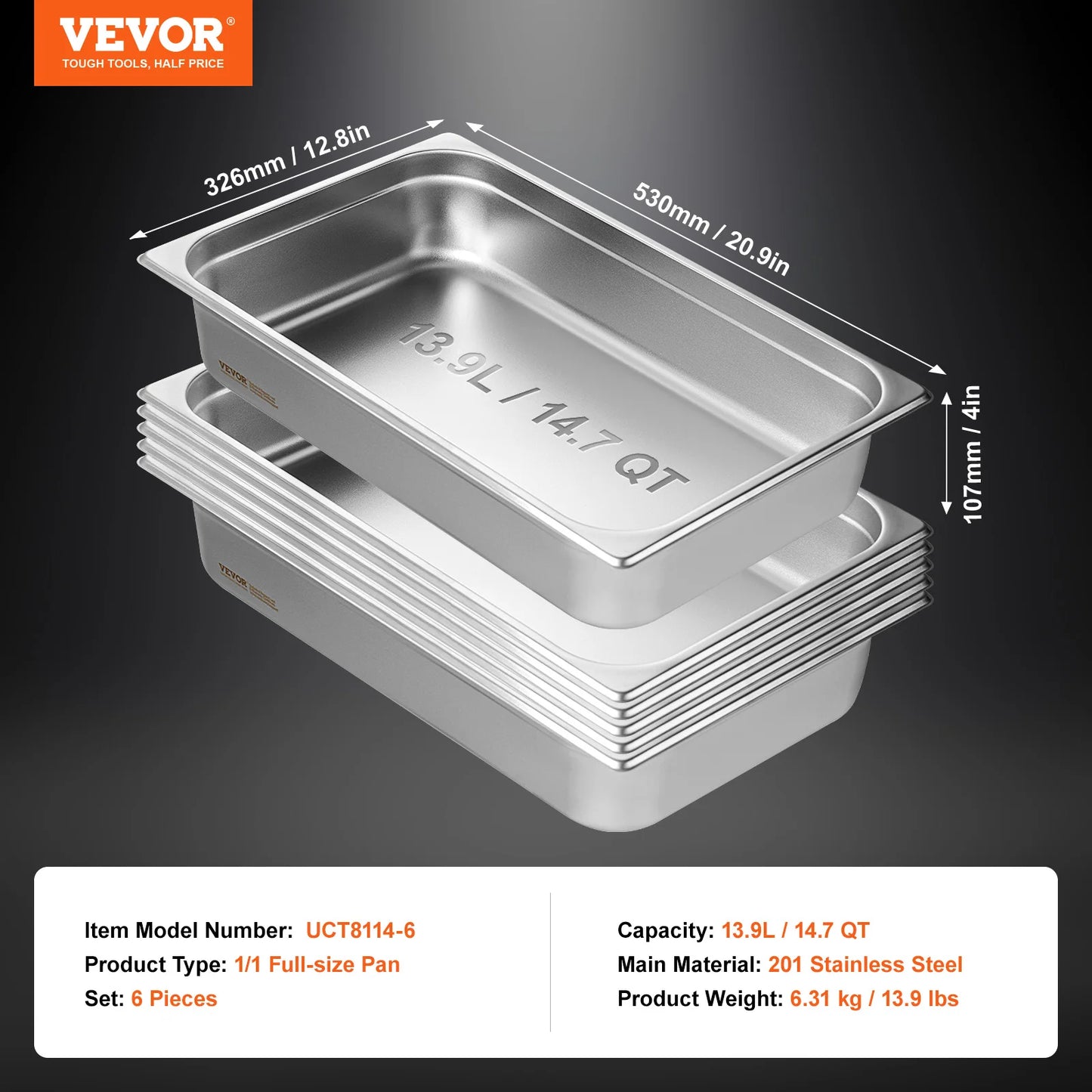 Succebuy Buffet Chafing Dishes With Gastronorm Pans Stainless Steel