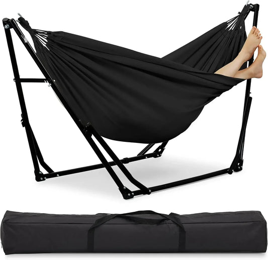 2 In 1 Hammock With Stand Multifunction Outdoor Swing Chair Portable Heavy Duty