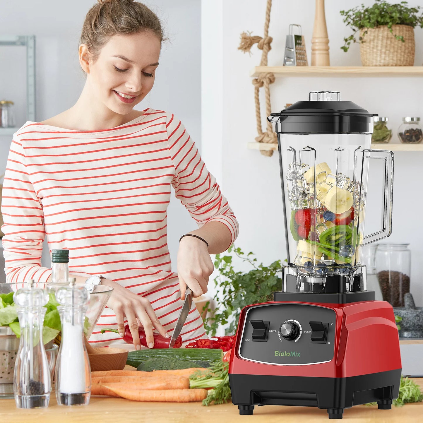 Biolomix BPA Free 3HP 2200W Heavy Duty Commercial Blender