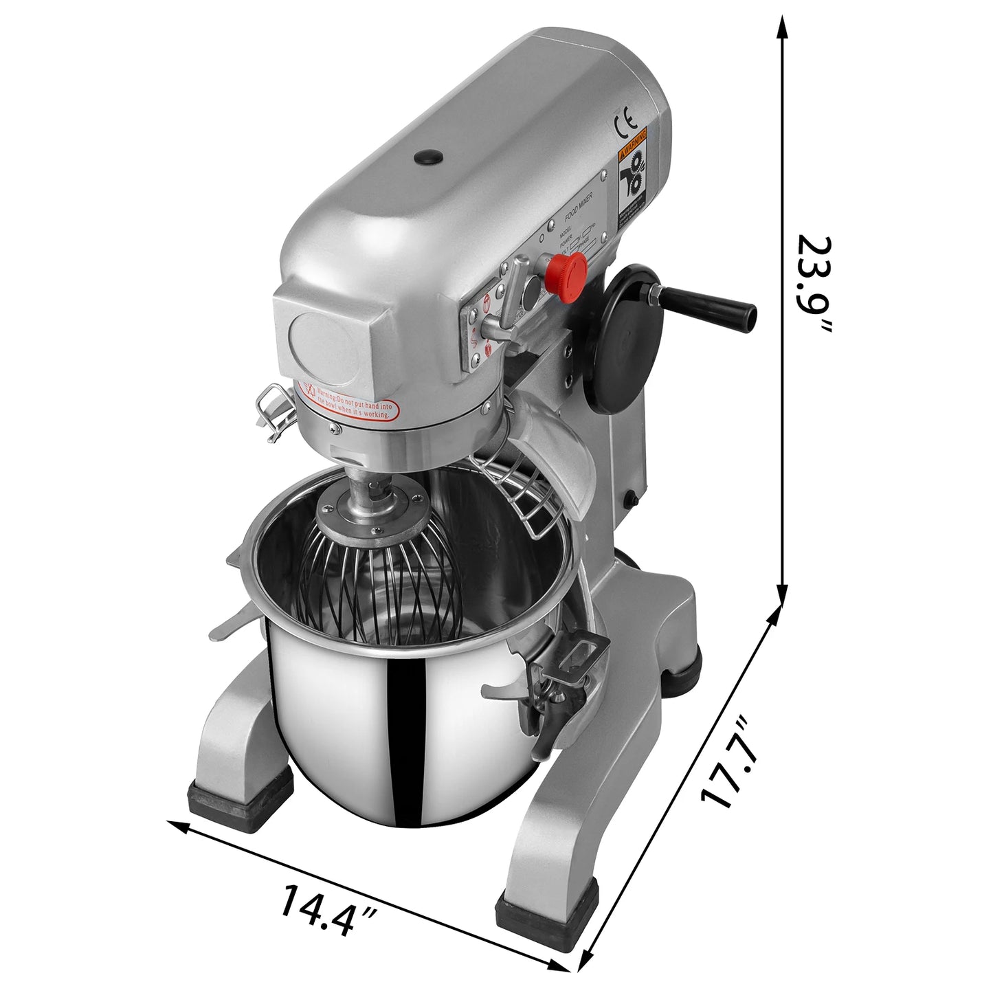 SucceBuy Electric Dough Machine Stainless Steel Mixer