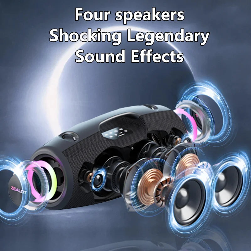 Zealot S78 100W Wireless Speakers With DSP And Dual Pairing