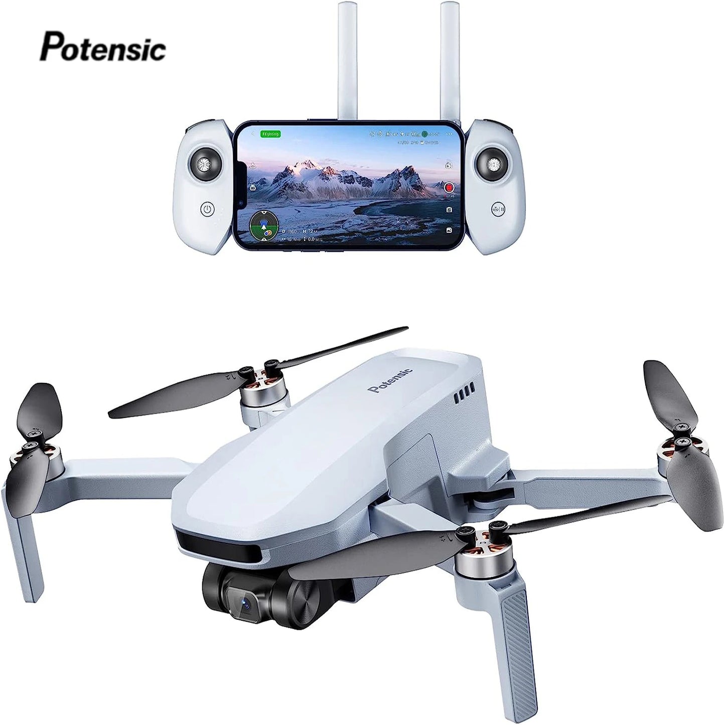 Potensic GPS Drone With Auto Return 4K Camera And Waypoint