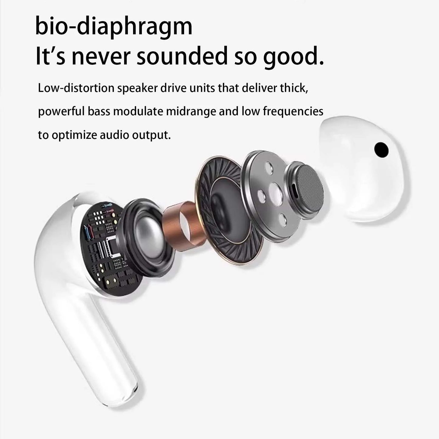 ZZLOVE Air Pro4 Wireless Earphones Bluetooth 5.3 For Everyday Use