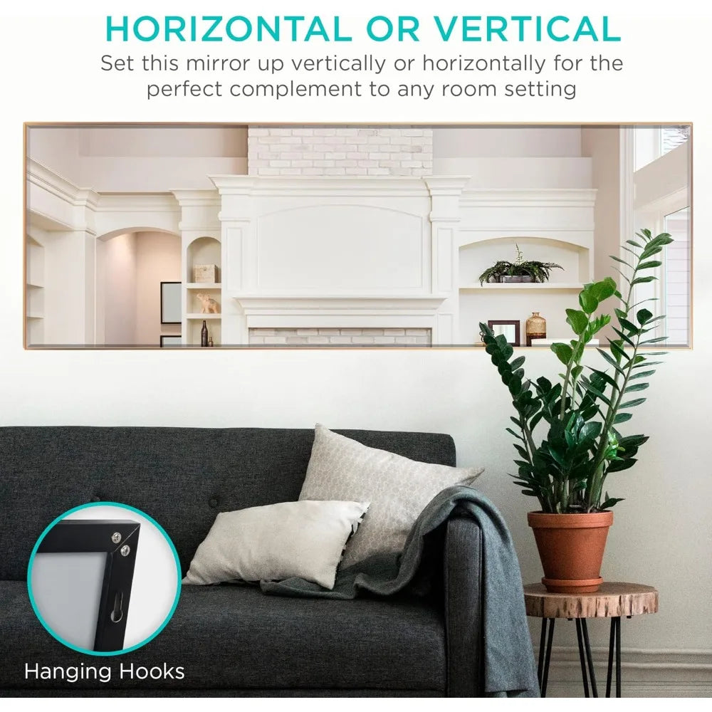 Rectangular Full Length Mirror for Bedroom and Living Room