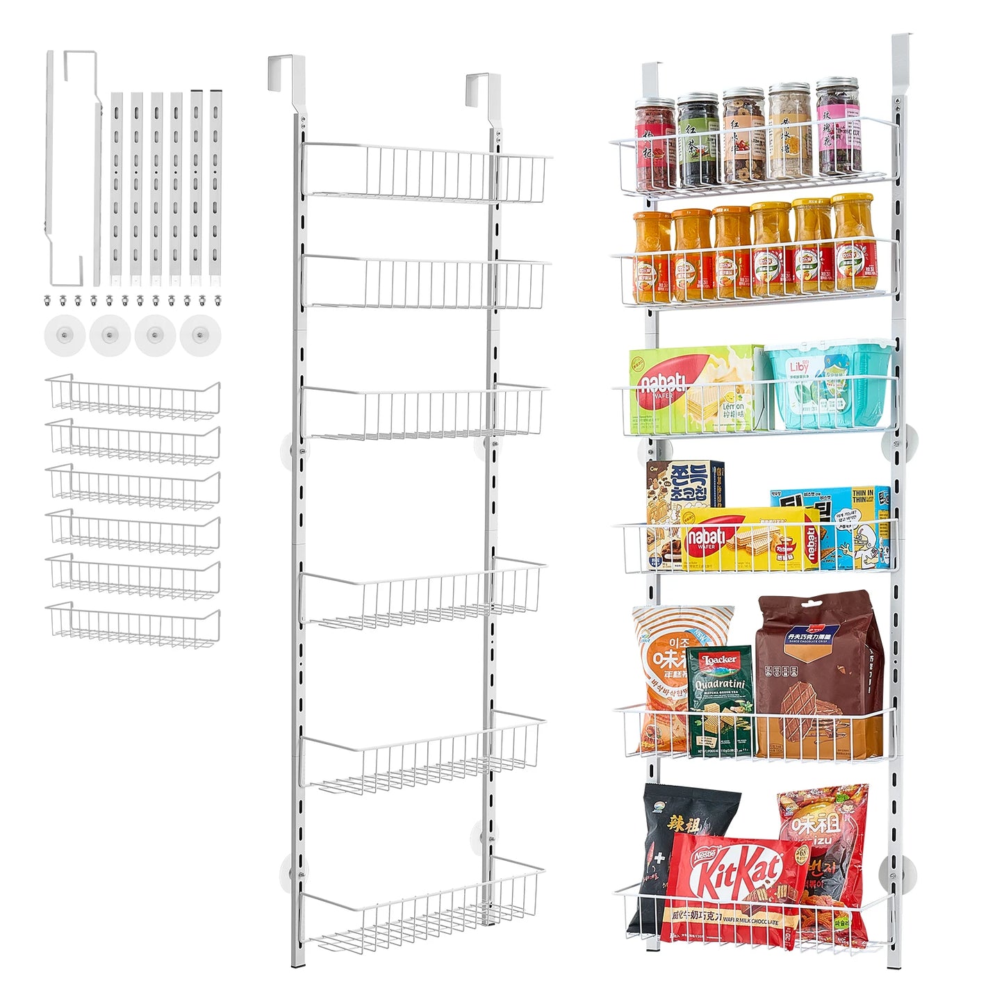 VEVOR Over the Door Pantry Organizer Heavy Duty Spice Rack