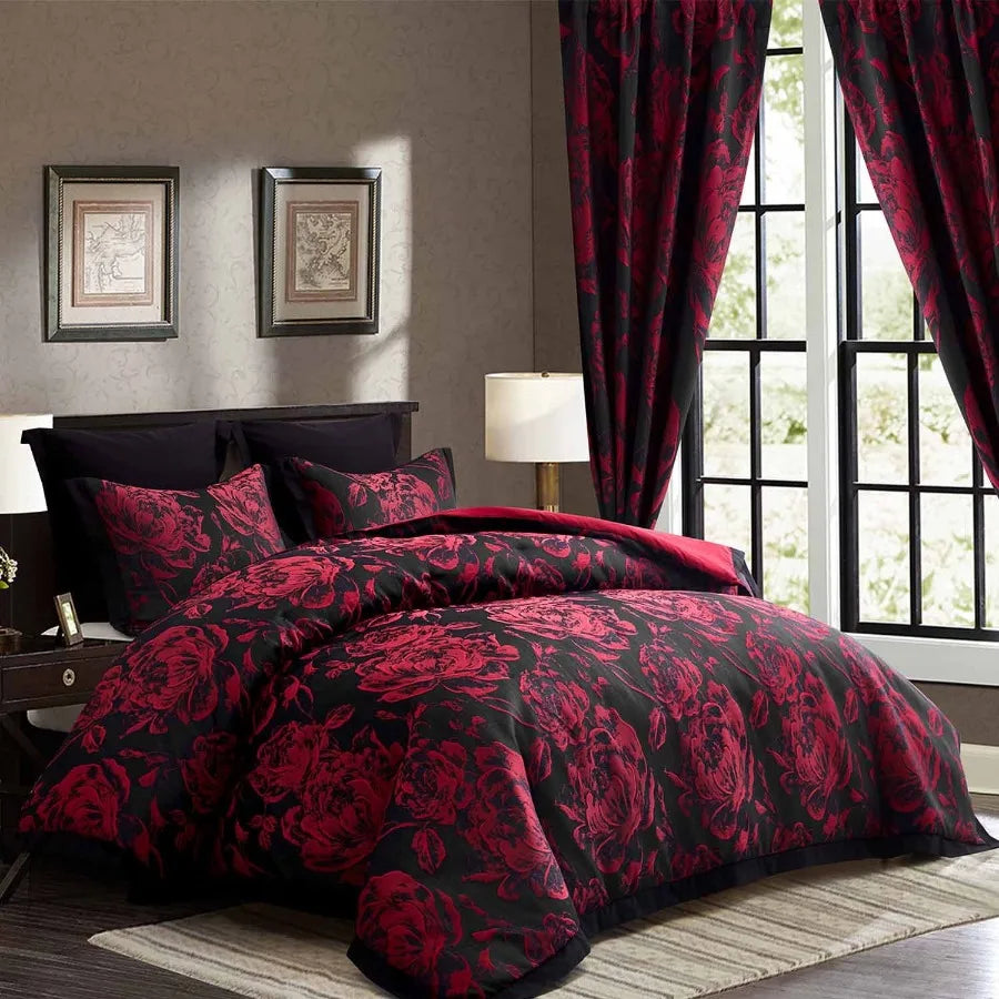 NONECN Patchwork 7 Piece Bed In A Bag Comforter Set