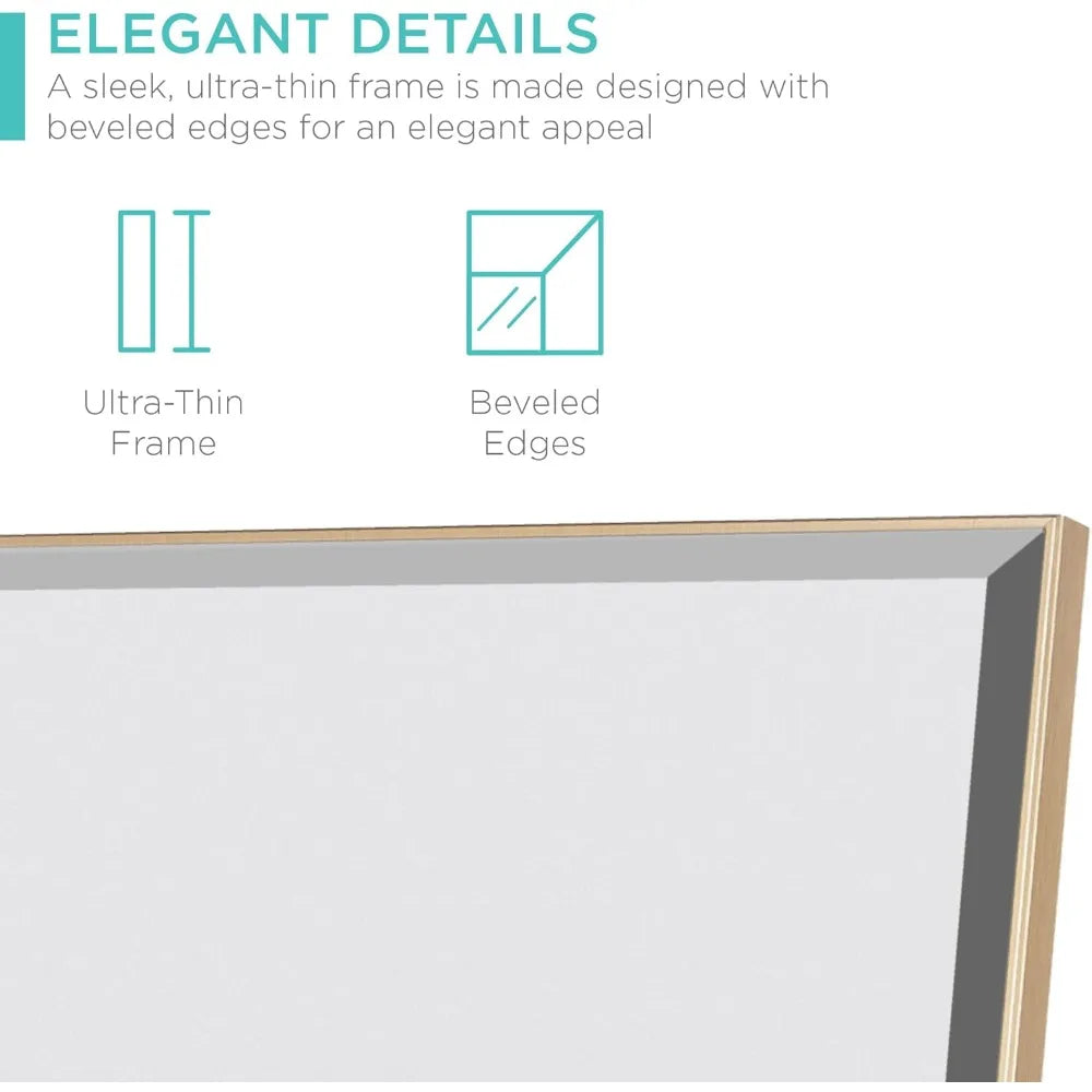 Rectangular Full Length Mirror for Bedroom and Living Room