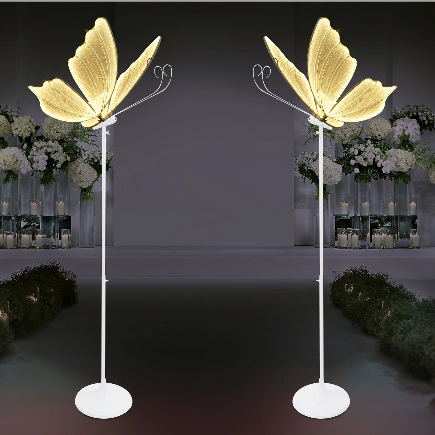 Romantic Butterfly Floor Lamp For Weddings And Home Decor