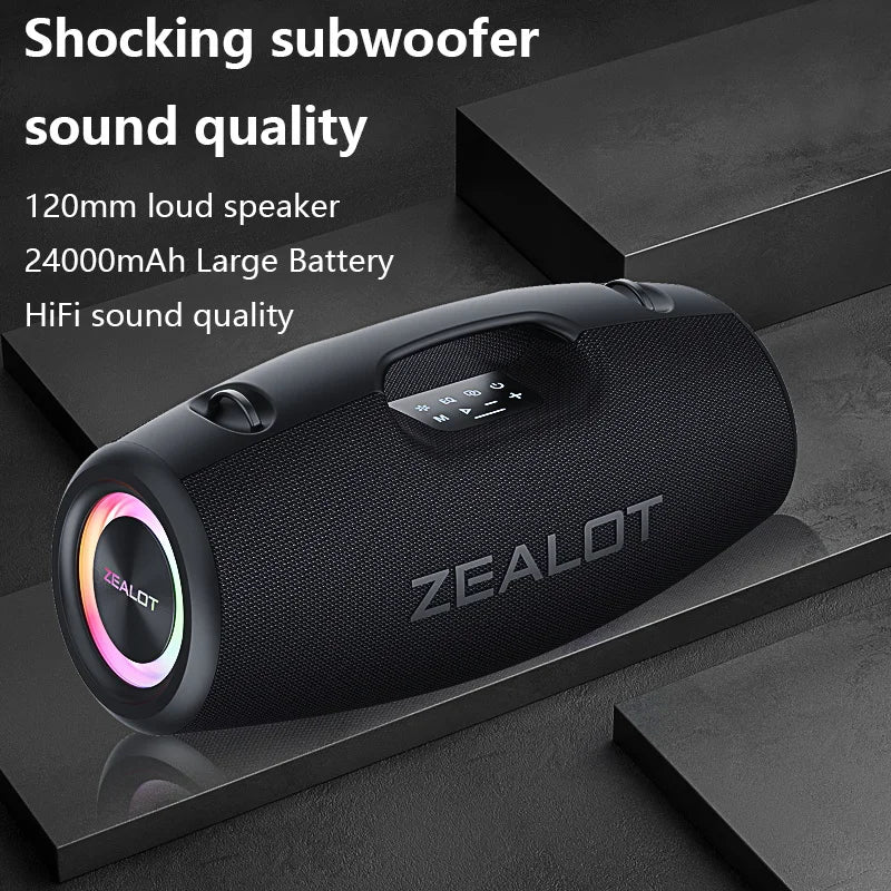 Zealot S78 100W Wireless Speakers With DSP And Dual Pairing