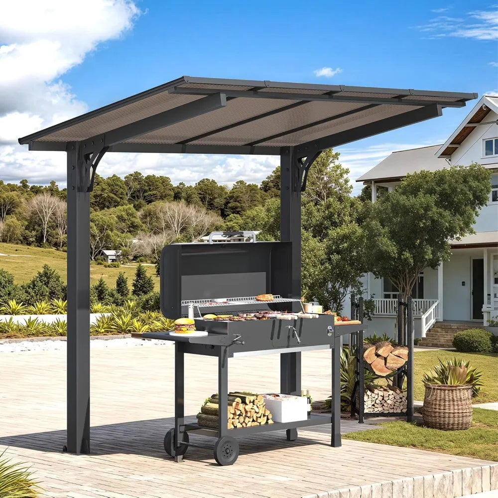 Outdoor Grill Gazebo Freestanding Heavy Duty Hardtop Carport Pergola