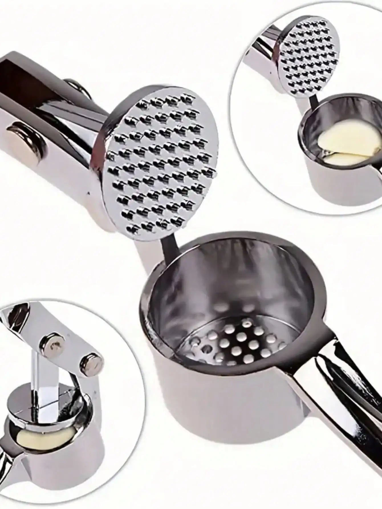 Garlic Press And Ginger Mincer Kitchen Gadget Eco Friendly