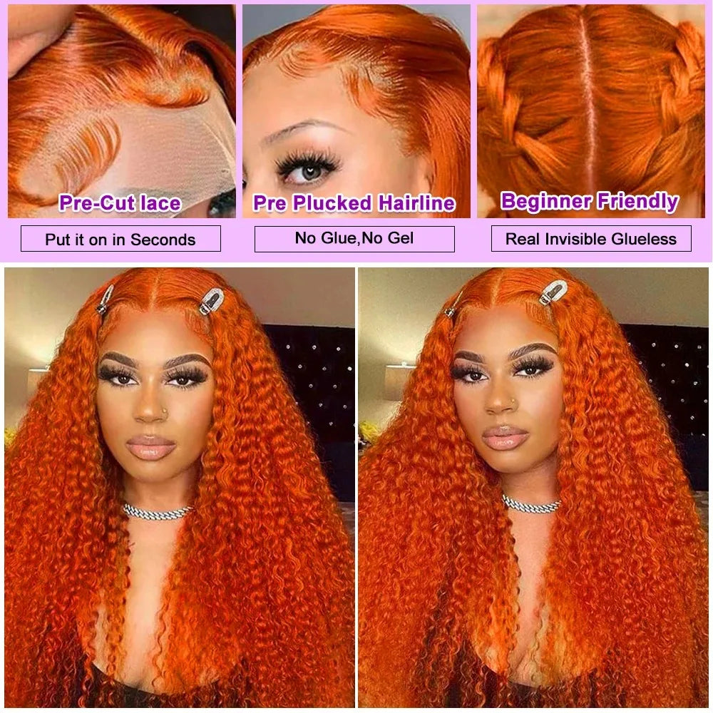 UVEOUS Remy Human Hair Deep Wave Lace Front Bob Wig