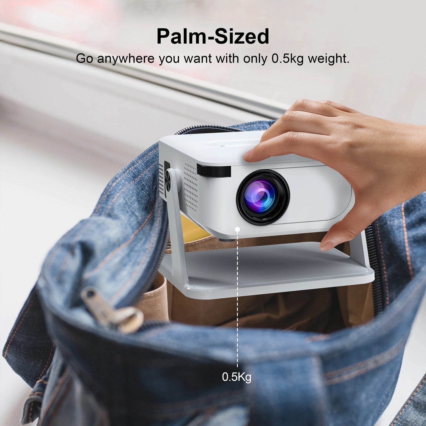 XNANO HA109 Mini Projector Android WiFi BT 5.0 Home Cinema