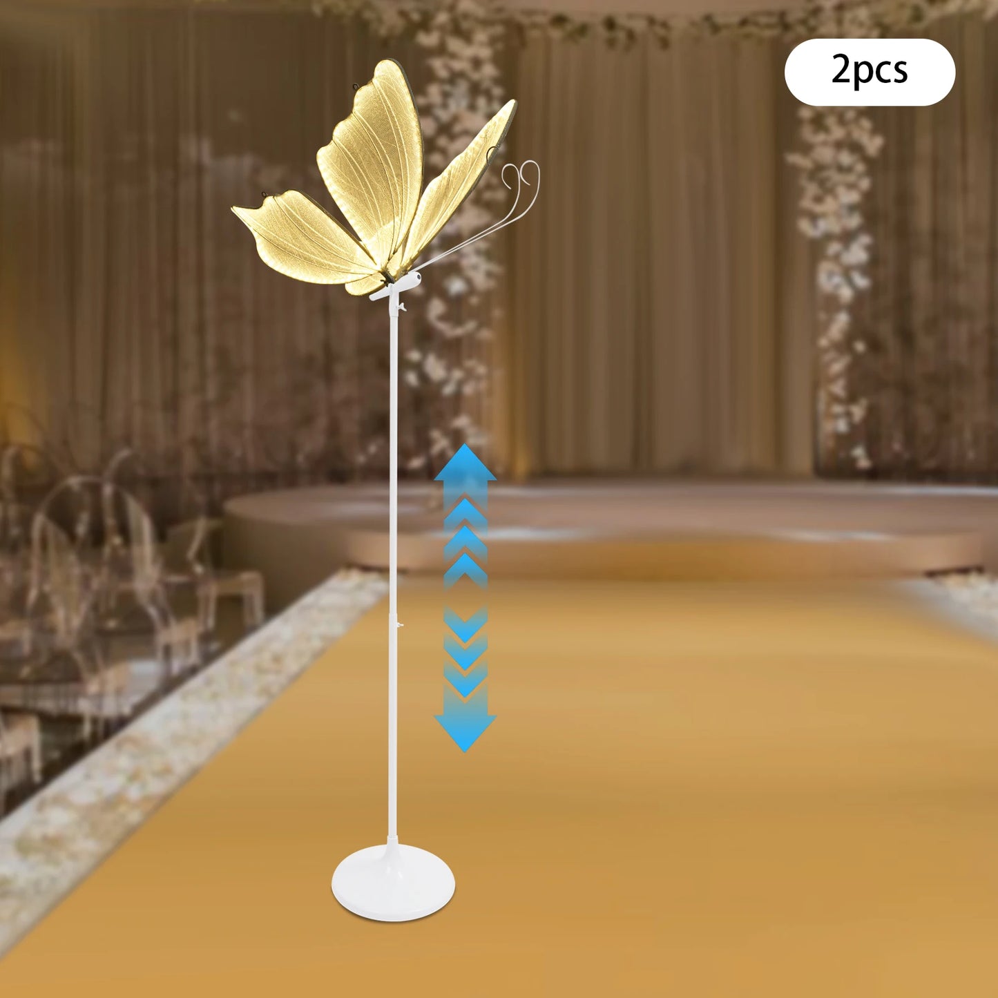 Romantic Butterfly Floor Lamp For Weddings And Home Decor