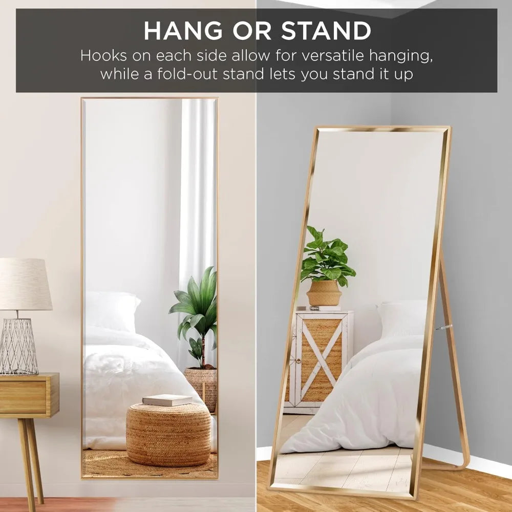 Rectangular Full Length Mirror for Bedroom and Living Room