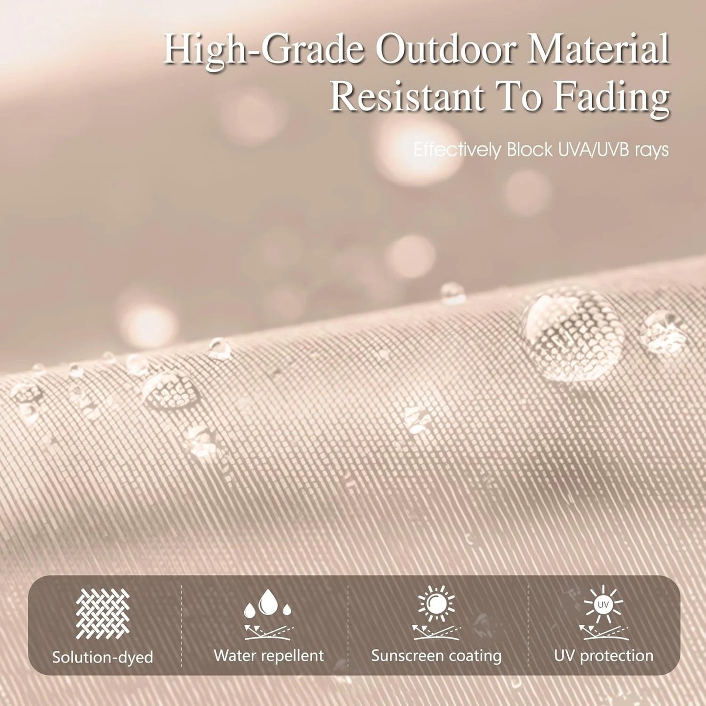 HUANZHUANG Patio Umbrella With Base Included Heavy Duty Market