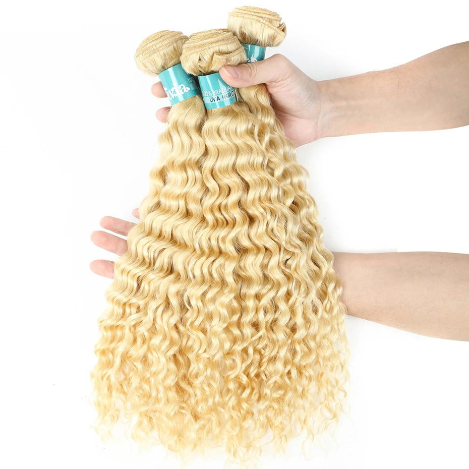 Lalabobo Deep Wave Brazilian Remy Human Hair Bundles