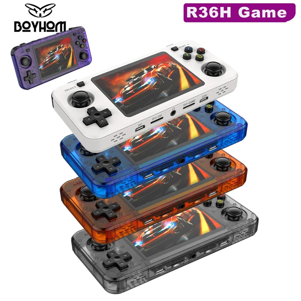 BOYHOM R36H Dual-RAM Linux ARKOS Retro Handheld Console